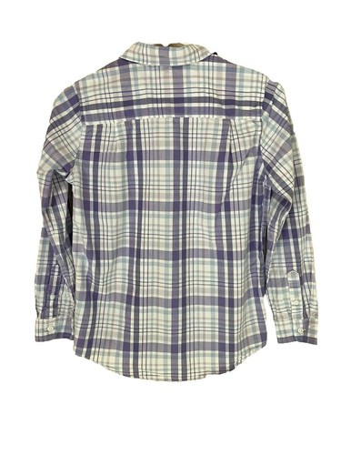 Lavender Girl's Large Plaid Button Shirt Long Sleeve Collared Children's Place - Picture 2 of 5