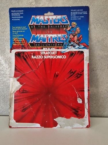 ORIGINAL VINTAGE JET SLED MASTERS OF THE MOTU UNIVERSE CARDBOARD - Picture 1 of 12