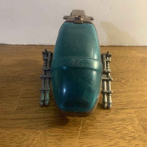 Vintage GI-JOE COBRA 1990 Locust Brown Helicopter Vehicle - Incomplete - Picture 2 of 7