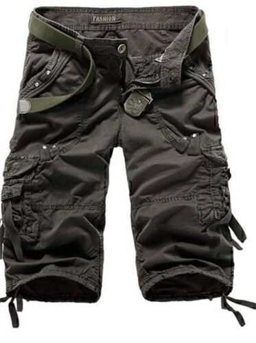 Short cargo d'été pour homme, pantalon court, bermuda décontracté, 3/4 en coton - Bild 18 von 19