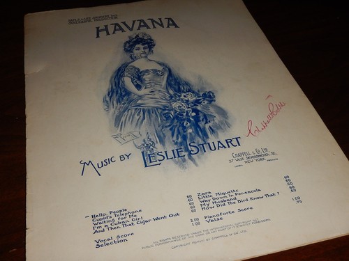 Leslie Stuart / Havana A Musical Play in Three Acts Written by George 1st 1908 - Picture 2 of 7