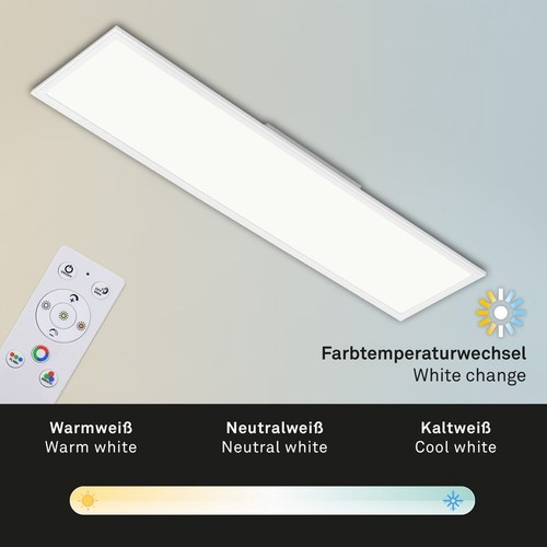 Plafoniera pannello LED dimmerabile telecomando CCT RGB piatto nero bianco - Foto 16 di 17