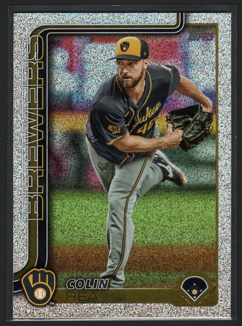 Colin Rea 2025 Topps #75 Sand Glitter - Milwaukee Brewers