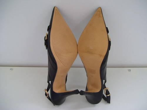 TOP END LADIES SHOES DRESS LEATHER BLACK EUR SIZE 38.5 PARTY FORMAL WEDDING - Picture 8 of 9