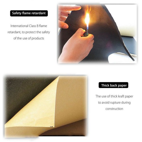 30x50cm Car Engine Bonnet Sound Deadener Heat Mat Noiseproof Firewall Insulation - Picture 7 of 14