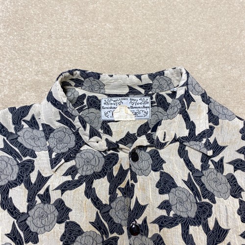 Bellows Brut Le Garage Button-Up Shirt XL Floral Vintage Made in France - Picture 2 of 24