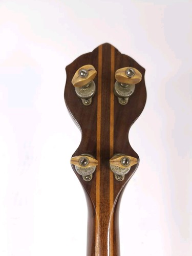 Vtg 1920's 1930's Harmony Tenor 4 String Banjo With Geib Case Page Sheet Music - Picture 8 of 23