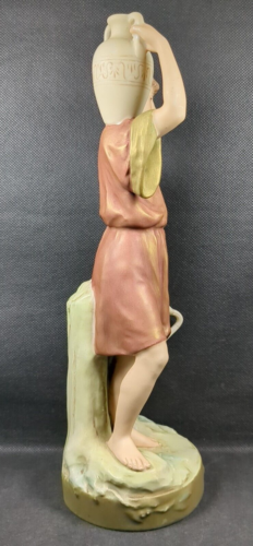 Royal Dux Water Carrier Figure 2295~Pink Triangle Stamp E~C 1912-1951~Ht 28.5cm - Picture 7 of 17