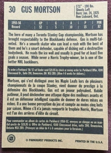 ( U SELECT CARDS ) 1956-57 Parkhurst Missing Link (reprint 1994)*SINGLES🔽 - Picture 61 of 313