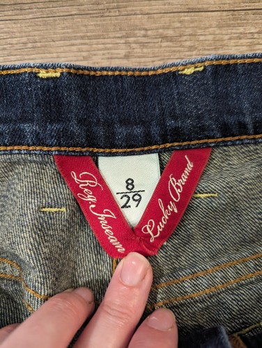 Lucky Brand Jeans Dark Wash Bootcut Jeans Size 8 Waist 29 - Picture 3 of 3