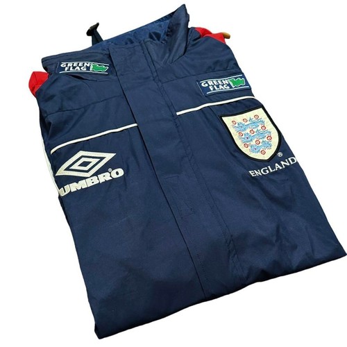 Vintage 90s England National Team 1998 Size M UMBRO  Nylon Track Jacket - Picture 6 of 15