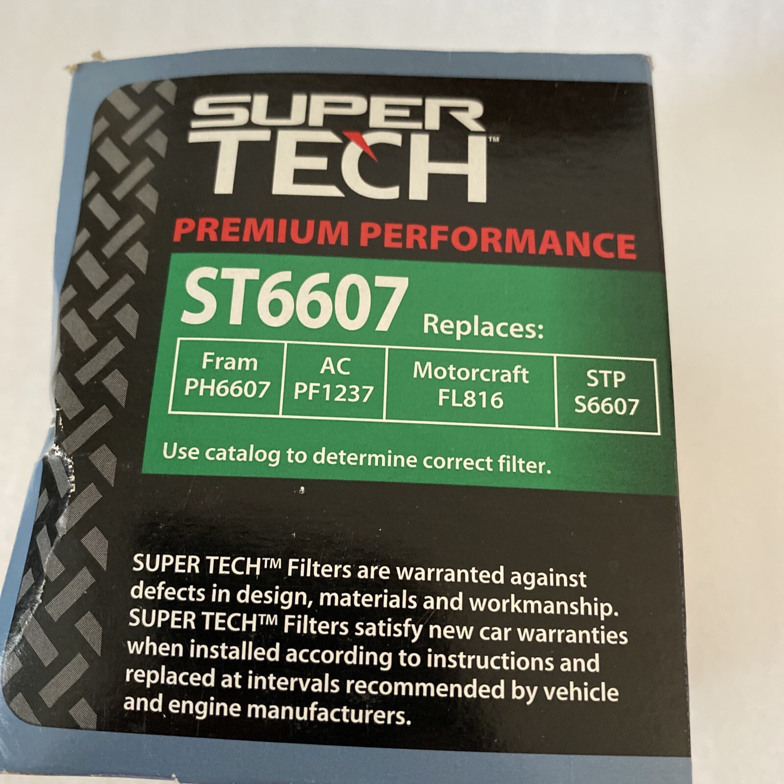 Engine Oil Filter ST6607 Premium Performance eBay