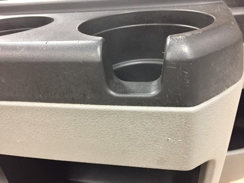 16-24 Ford E-150 E-250 E-350 E-450 Econoline Van Gray Center Console Cup Holder - Picture 4 of 19