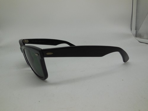 AS3 VINTAGE B&L RAY-BAN MADE IN USA BLACK WAYFARER 5022 SUNGLASSES - Picture 3 of 11
