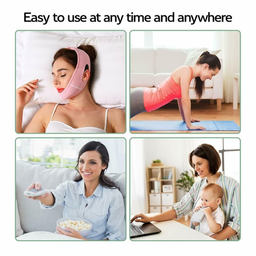 Reusable V Line Mask Facial Slimming Strap Double Chin Reducer Chin Up Lifting - Picture 6 of 15