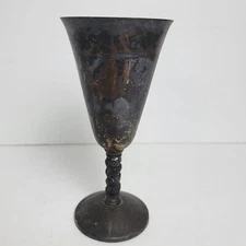 Vintage Roma S.L. Madrid Spain Silverplate Wine Goblet