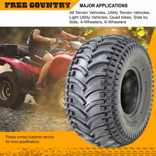 Set 2 FREE COUNTRY 25x12-9 25x12x9 ATV Tires 4 Ply 25x12.00-9 25x12.00x9 - 10408 - Picture 5 of 7