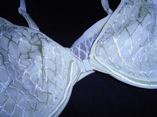 36C NWT Green FRANKLY FABOO Front Clasp Vtg WARNER'S Unlined U/W Bra #02548 36C - Picture 4 of 7