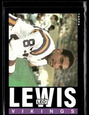 1985 Topps #95 Leo Lewis Minnesota Vikings Football RC Card