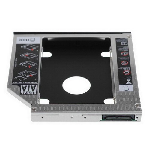 Universal 12.7mm SATA 2nd SSD HDD Hard Drive Caddy for DVD-ROM CD Optical Bay - Picture 9 of 12