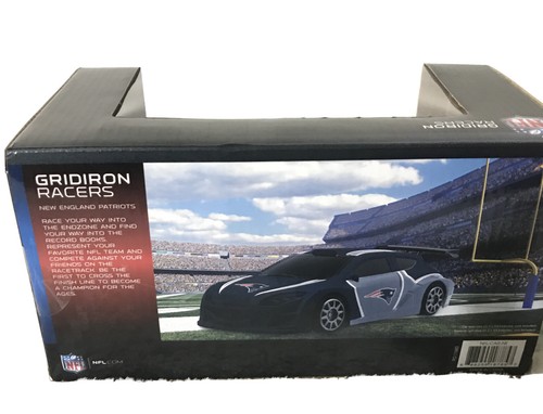 New England Patriots Remote Control NFL Gridiron Racers RC Car Gray Blue - Picture 6 of 9