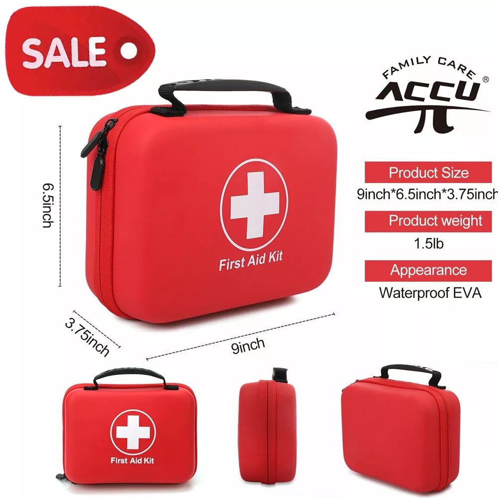 237 Pieces First Aid Kit All Purpose Premium Medical Supplies Emergency Bag