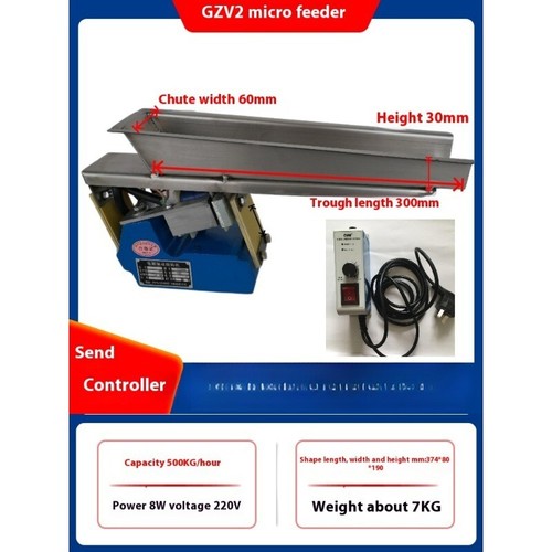 220V Small Electromagnetic Vibrating Feeder Shaking Feeding Machine GZV1 GZV2 - Picture 13 of 18