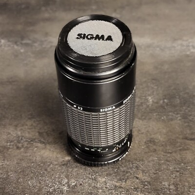 Sigma ZOOM K III 75-210mm f/3.5-4.5 AF Lens For Canon 52mm Made In