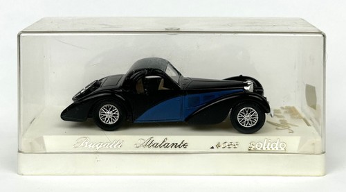 Solido 4088 1:43 Scale Diecast Black/Blue Bugatti Atalante - Picture 2 of 3