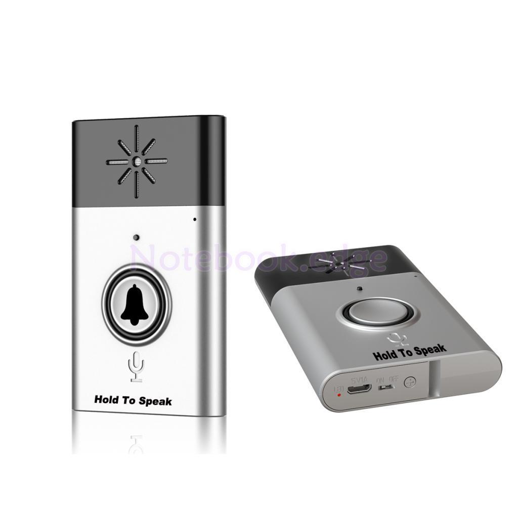 300-Meter Range Wireless Doorbell Voice Intercom 1 Transmitter + 1 2 3 Receiver 300-Meter Range Wireless Doorbell Voice Intercom 1 Transmitter + 1 2 3 Receiver