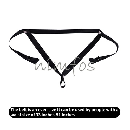 Male Chastity Cage Device Realistic Pussy Sissy Lock Rings with Wearable Belt - Picture 15 of 22