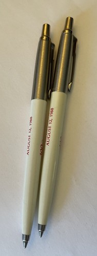 Two Vintage Ballpoint Ball Pen Parker Pen PARKER 100 Years 1988 - Picture 3 of 7
