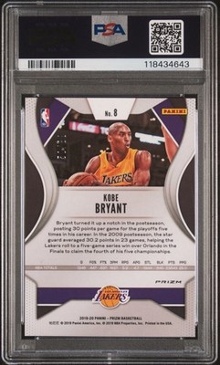 2019-20 Panini Prizm - Kobe Bryant #8 Choice Red Prizm /88