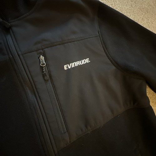Fossa Sequoia Waffle Thermo Fleece Evinrude Logo Jacket Men’s XL Workwear Black - Picture 9 of 11