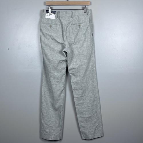 Neu mit Etikett Jos. A. Bank Herren Leinenmischung leichte Slim Fit Hose Gr. 30; Freizeit - Bild 3 von 16