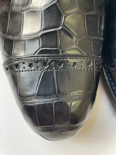 GUCCI Genuine Alligator Double Monk Strap Loafer Goodyear UK 11, US 11.5 $6800** - Picture 10 of 18
