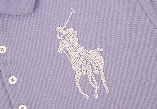 RALPH LAUREN Poloshirt viele Knöpfe Perlen Pony Logo Größe XXL (K-154022) - Bild 6 von 12