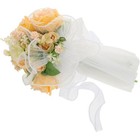 Hochzeitsstrauß, Simulationsstrauß, Braut hält Blumen, Hochzeit, Brautjungfer,