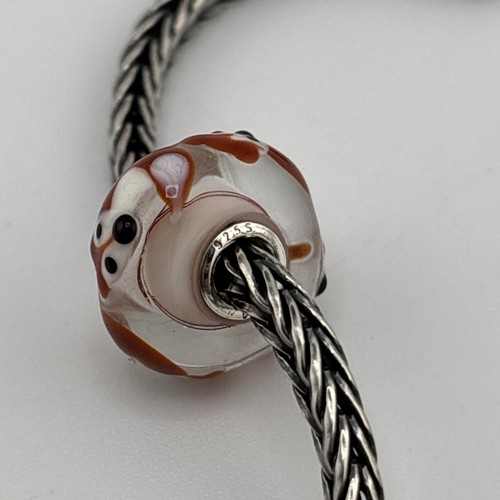 Authentische Trollbeads brauner Fuchs auf weißem Kern Critter #681 - Bild 4 von 6