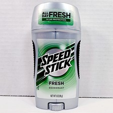 Speed Stick Deodorant Fresh Scent 3 oz   Solid Stick