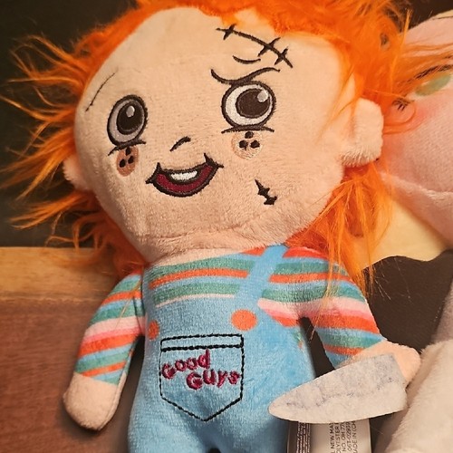 Fetch Halloween Dog toy set Chucky and Tiffany of Horror movie Fame  Squeaker  - Picture 4 of 5