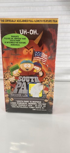 South Park: Bigger, Longer & Uncut VHS 1999 Animated Movie - FACTORY SEALED - Picture 5 of 6