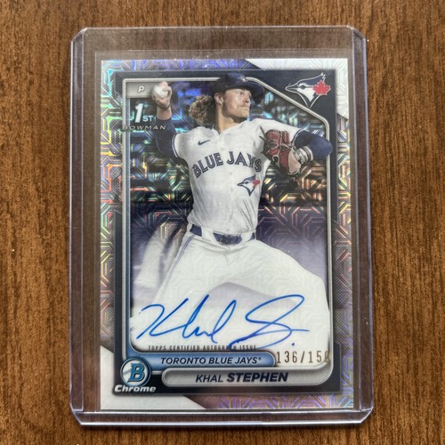 2024 Bowman Cromo Béisbol Mojo Khal Stephen 1st Bowman Novato RC Automático/150 - Imagen 1 de 2