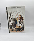 Alice in Wonderland Book Box The Shower of Cards Stash Leather Over Wood Secret