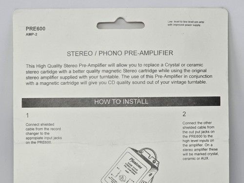 Solid State Stereo Phono Pre Amplifier LKG Industries Philmore-Datak PRE600 - Picture 5 of 7