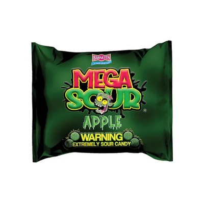 Barnett's Mega Sour Apple Candy 104g Extreme Sour Gluten Free EXP 1/31/28