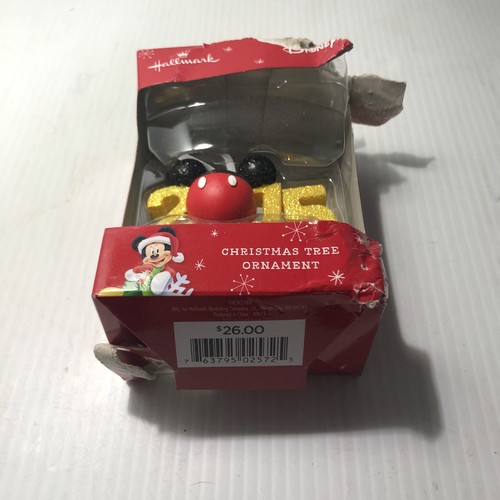 Hallmark 2015 Mickey Mouse Christbaumschmuck neu im Karton, Karton beschädigt - Bild 3 von 3