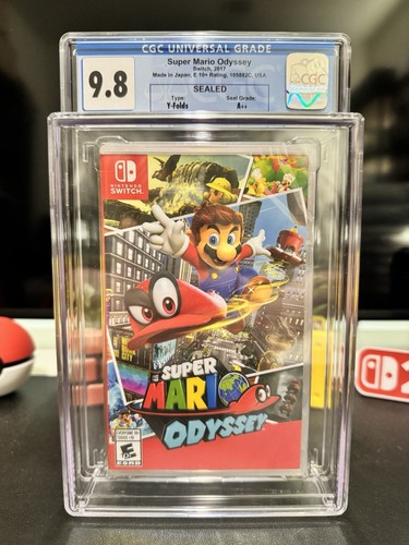 Super Mario Odyssey - Nintendo Switch - CGC Graded 9.8