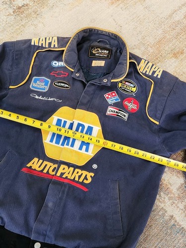 Vintage Michael Waltrip Signed Racing Jacket With Bobblehead And Photo  - Bild 4 von 24