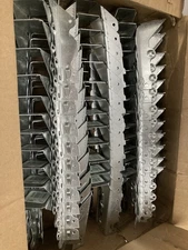 MiTek JUS26-TZ Slant Joist Hanger,  Steel, Zinc, Face Mounting, CASE OF 100